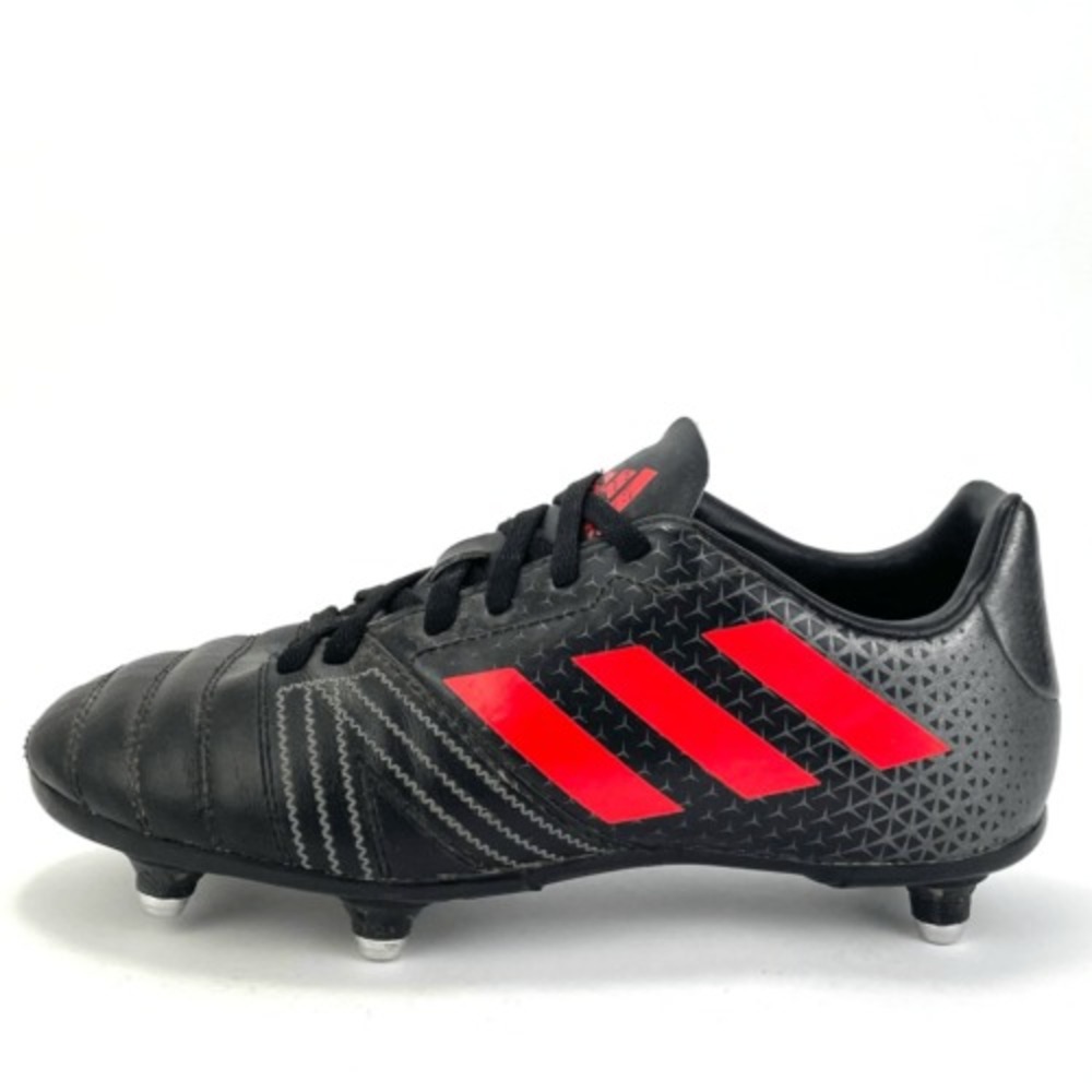 adidas Rugby Boot SG Youth‎ 3Y Black Red ALL BLACKS Cleats Sports Football Team